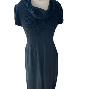R & K Originals Sweater Cow Neck Dress Size Large